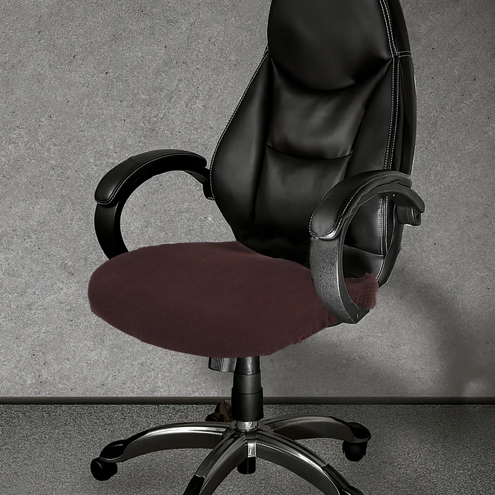 Coprisedile per sedia da ufficio elasticizzato lavabile, protezione per sedia da casa, studio, scrivania, sedia girevole, sedia da gaming, coprisedile elastico