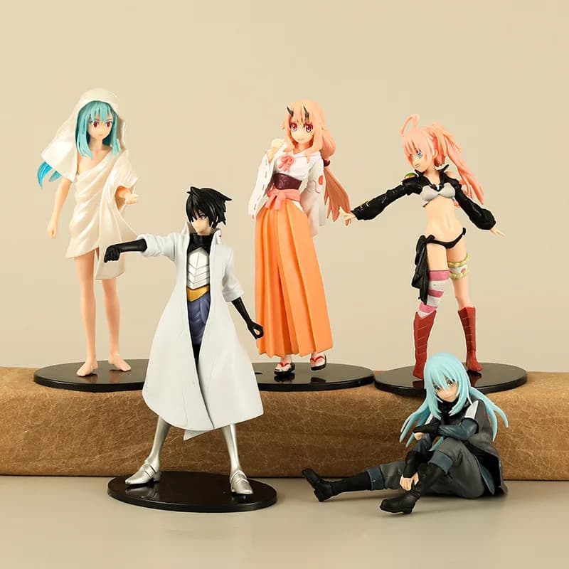 Quella volta mi sono reincarnato come una melma Anime Figura Altro mondo Rimuru Tempest Kawaii Giocattoli Decor per bambini Ventole Regalo Brinquedos