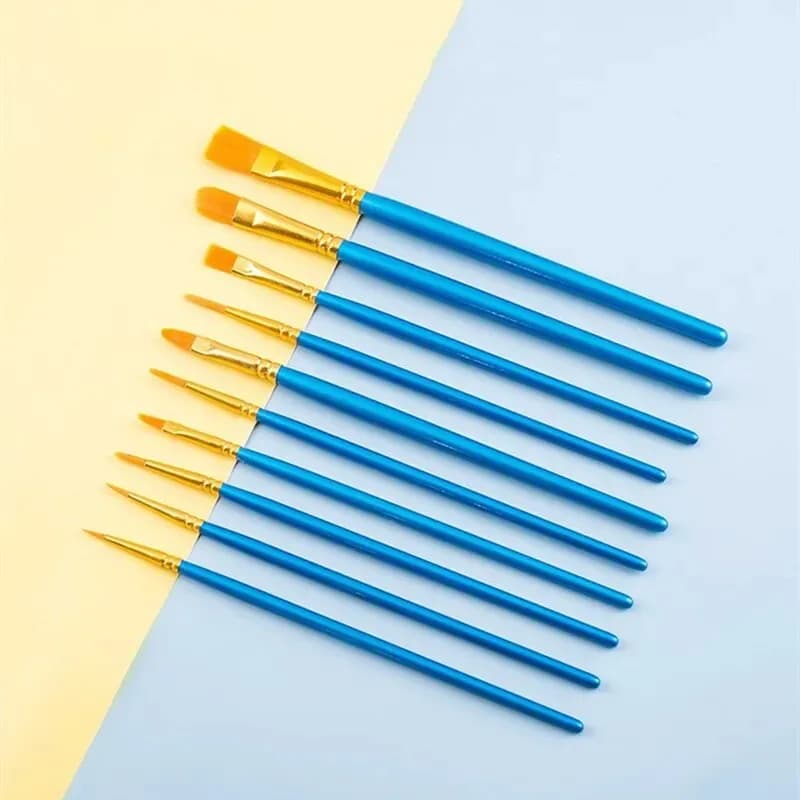 ZHONGBO10pcs Paint Brushes Set Painting Art Brush For Acrylic Oil Watercolor Artist Professional Kits