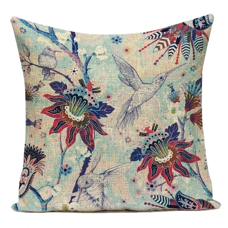 Pillow case with floral pattern Nordic style pillow case Decor pillow case with floral pattern for cushion cover for sofa car