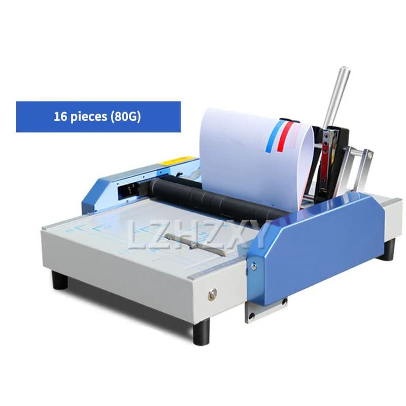 Piegatrice elettrica per cucitrice A3/A4 220V/110V piegatrice elettrica piegatrice per carte pagine a colori macchina per Dashed