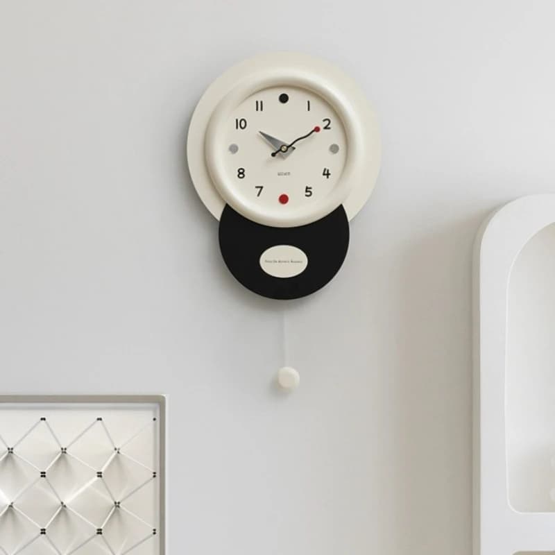 Minimalist Wall Clock Living Room Elegant Nordic Hanging Clocks Modern Stylish Pendulum Clock Home Decorated Wall Art Watch