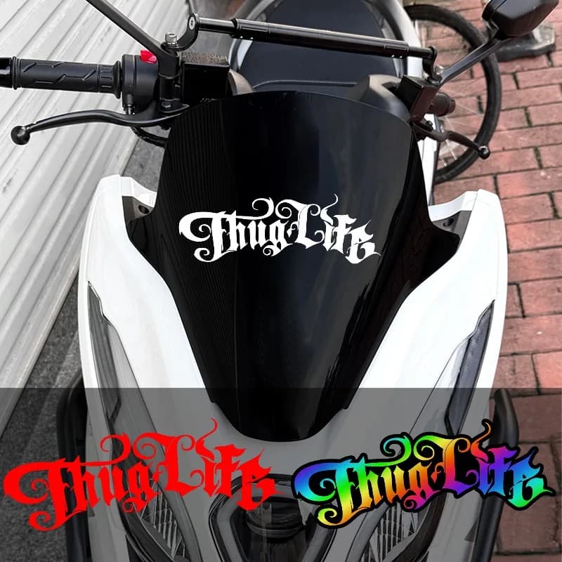 Gothic Rainbow Vinyl Sticker Waterproof Decal for Car Motorcycle Helmet Laptop Bike DIY Decoration