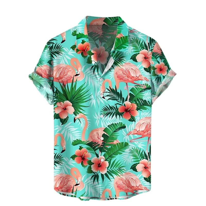 Camicia floreale estiva piante tropicali camicie con stampa 3d camicetta Hawaii da donna da uomo abbigliamento natalizio 2024 bottoni uomo Cuba Camisas