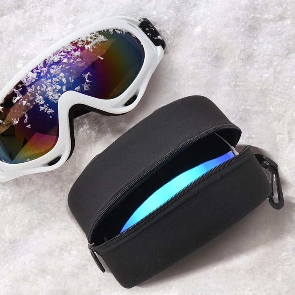 Ski Goggles Hard Case EVA Snowboard Goggles Box Waterproof Eyewear Carrying Case Dust-Proof for Snow & Water Sport