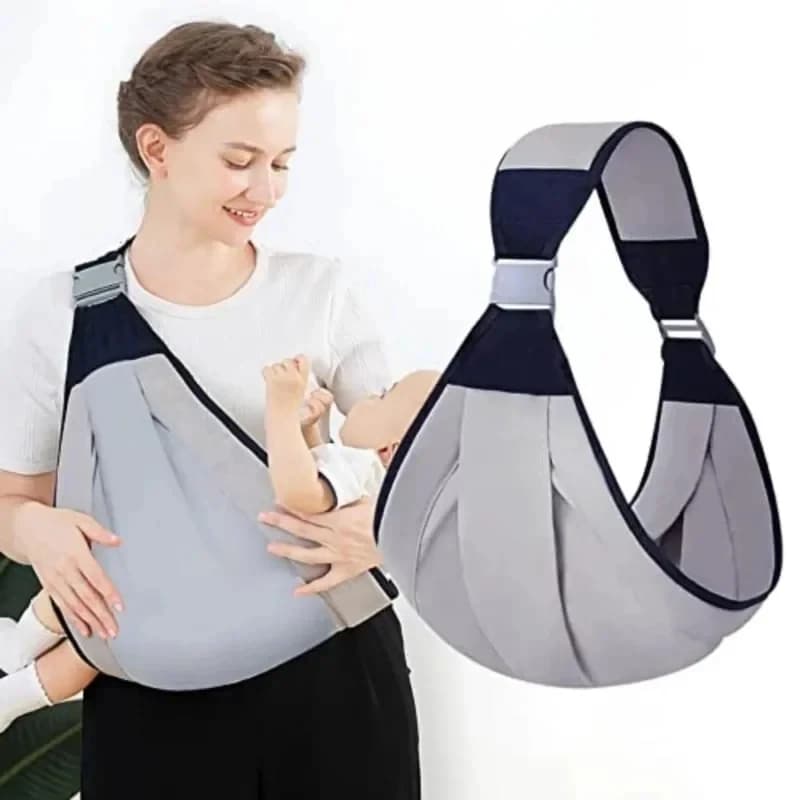 Ergonomic Baby Ring Sling, Multifunctional Portable Toddler Carrier Wrap for Daily Use