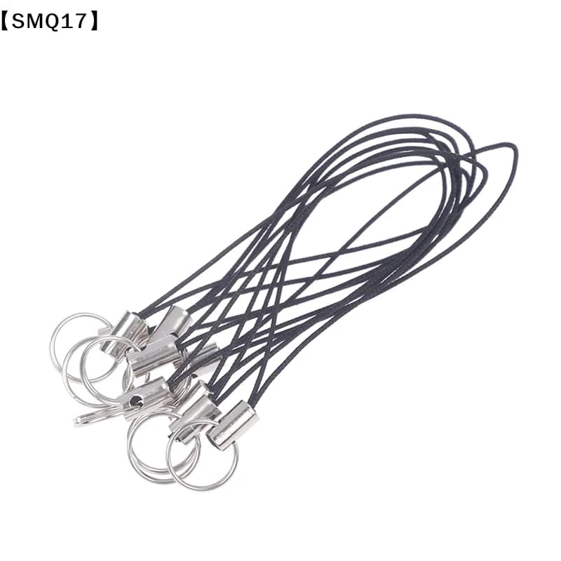 10 Pcs/lot Lanyard Lariat Cords Clasp Rope Keychains Hooks Mobile Phone Strap Charms Keyring Bag Accessories Key Ring【SMQ】