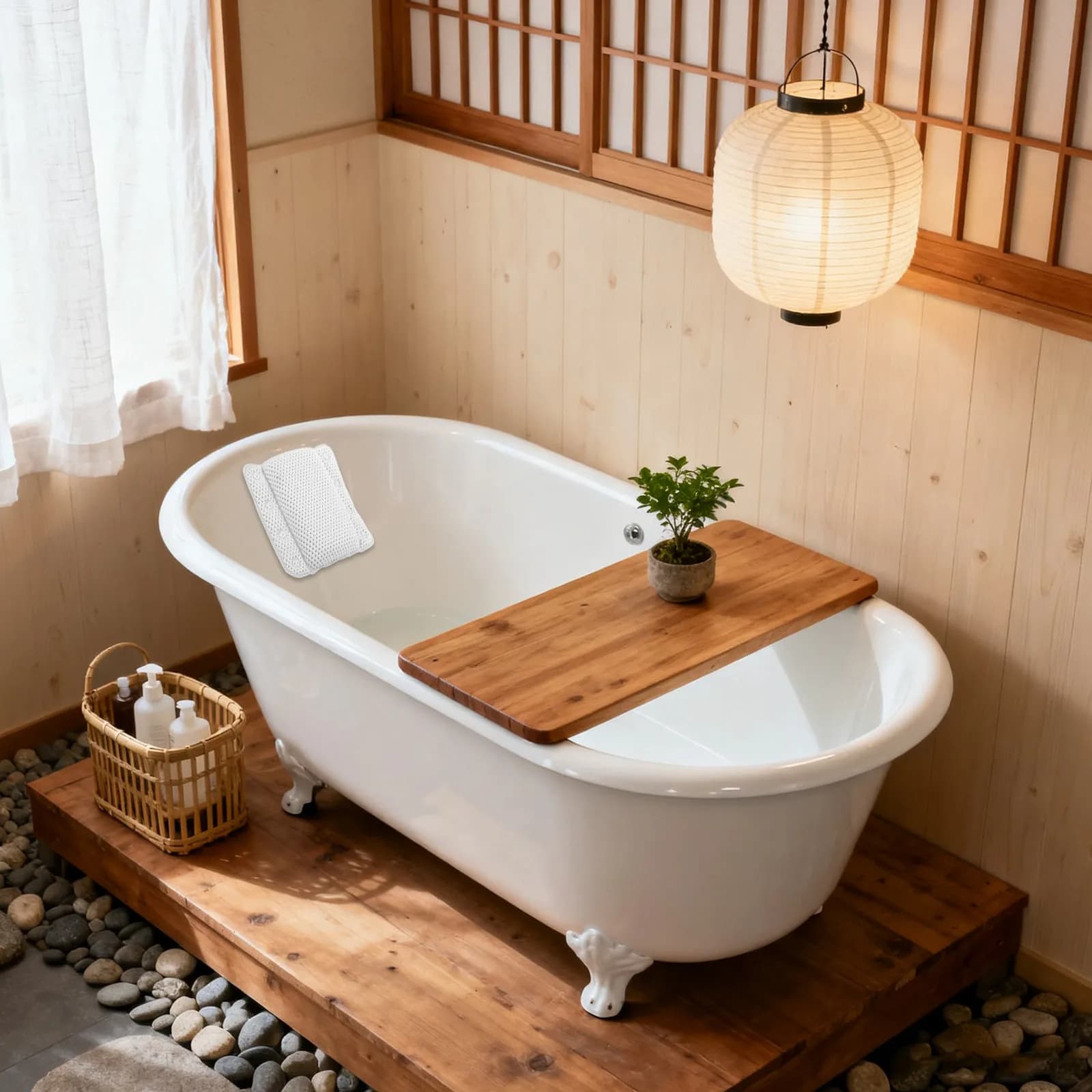 Cuscino Ergonomico per Vasca da Bagno in Morbida Spugna PVC, Antiscivolo con Ventose, Supporto per Collo e Schiena, Rilassante per Vasca e Bagno