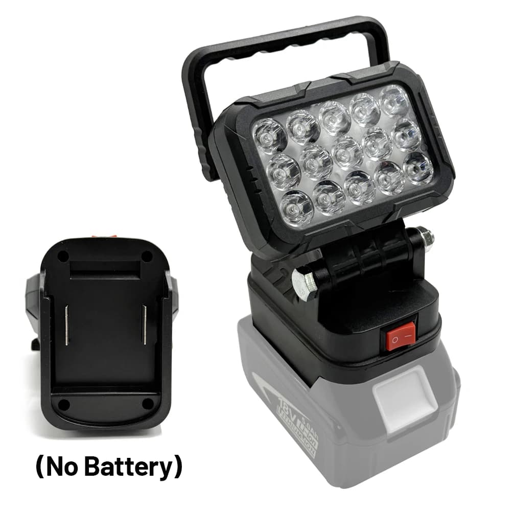 Electric Tool Parts for Makita BL1830 18V Lithium Battery LED Work Lights Lamp Hand Lantern Spotlight Camping Emergency Lighting