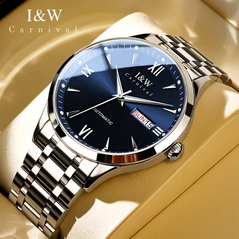 IW Men's Watches Luxury Casual Fashion Original Automatic Mechanical Watch for Man NH36A Movement Waterproof Luminous Sapphire
