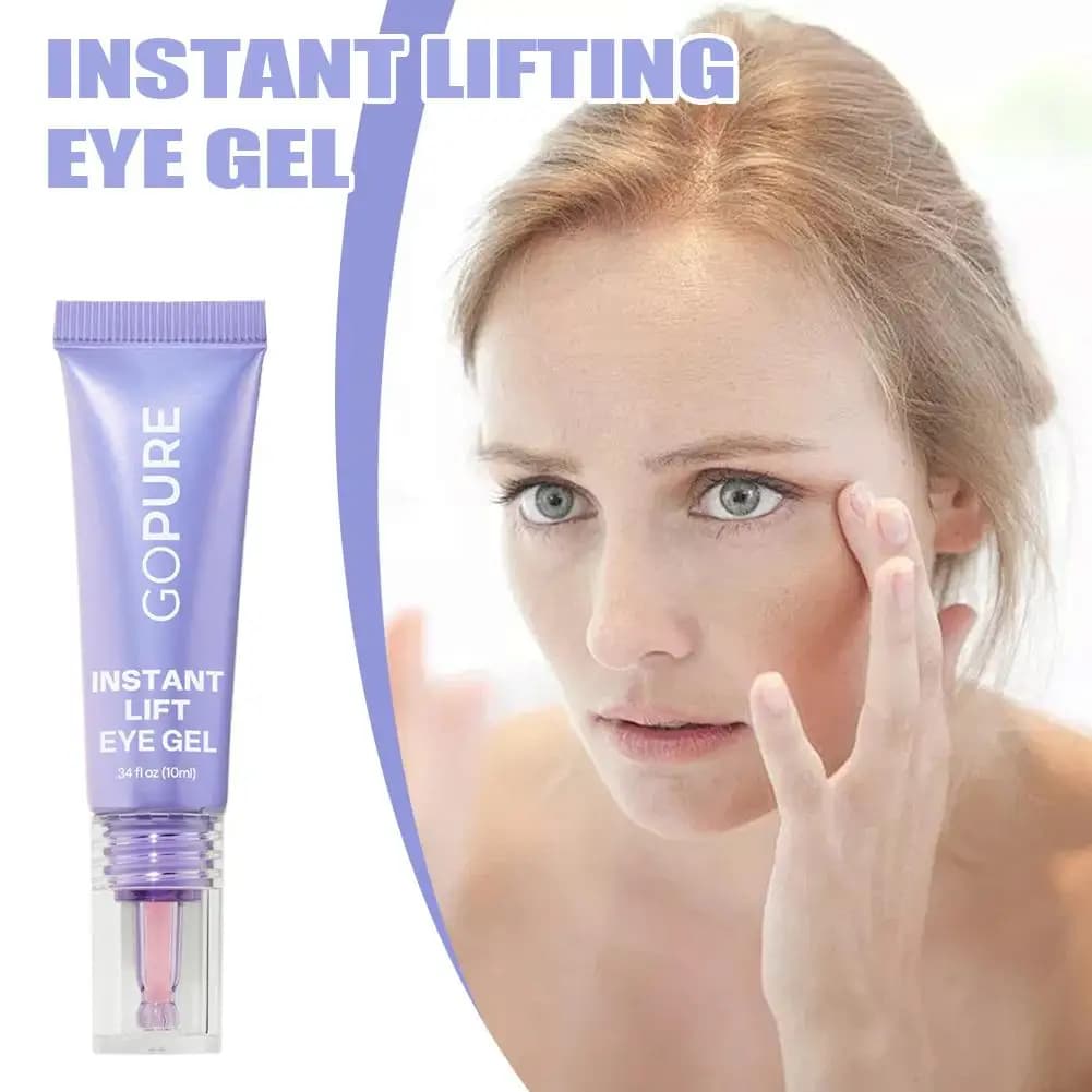 Gel Occhi Effetto Lifting Istantaneo, Crema Occhi al Collagene Rassodante, Riduce Occhiaie, Gonfiore, Rilassamento Cutaneo e Linee Sottili, Idratazione a Lunga Durata 72H