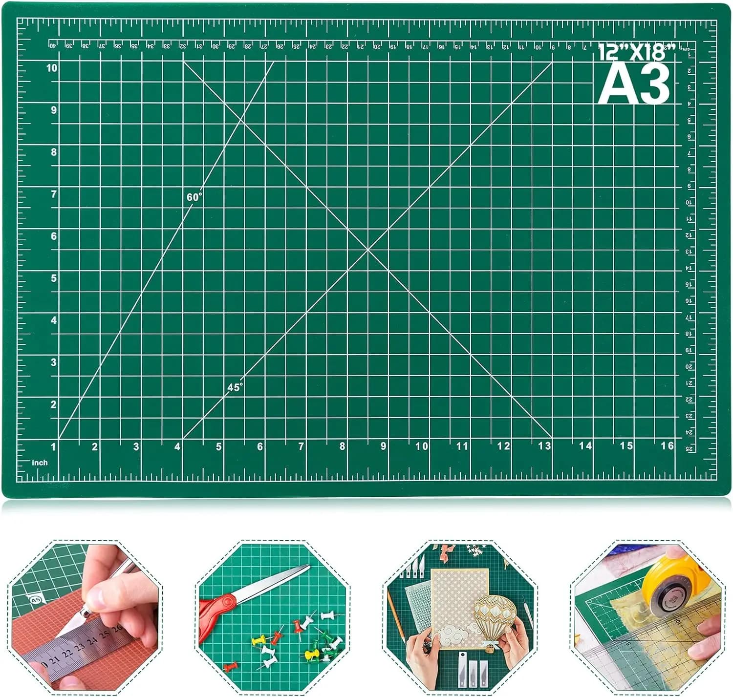 Workbench cutting pad, Patchwork, Sewing, DIY, Engraving, Leather cutting, Monofacial
