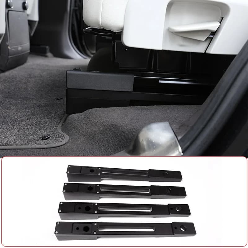 For Land Rover Discovery 5 LR5 2017-2022 In Black Aluminum Alloy Car Seat Lifted Trim Strip Accessories For Changing Interior Car
