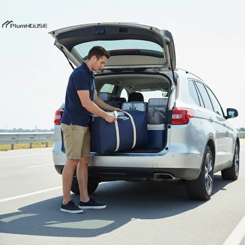 Borsa per Traslochi Resistente Extra Large Impermeabile per Lavanderia, Vestiti, Campeggio, Viaggi, Shopping