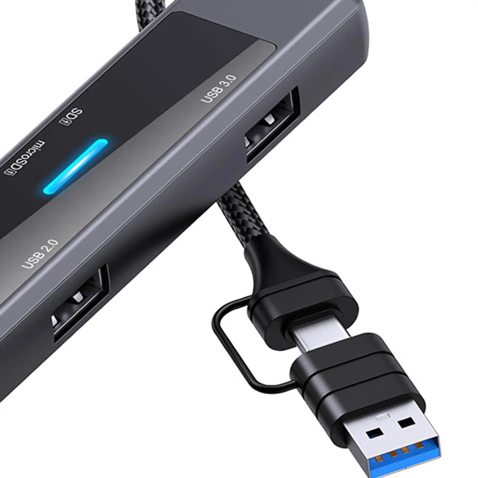 5 in 1 USB C Hub High Performance High Speed Data Transmissions USB C Docking Station for Tablet USB Flash Drive Mouse Keyboard