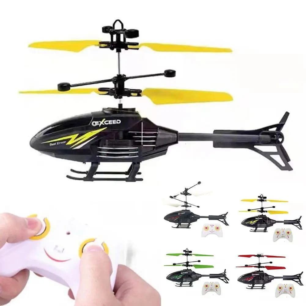 Mini Flying Helicopter Toy Remote Control Helicopter Plane Infrared Induction Helicopter Small Aircraft Drone Fighter Boy Toy