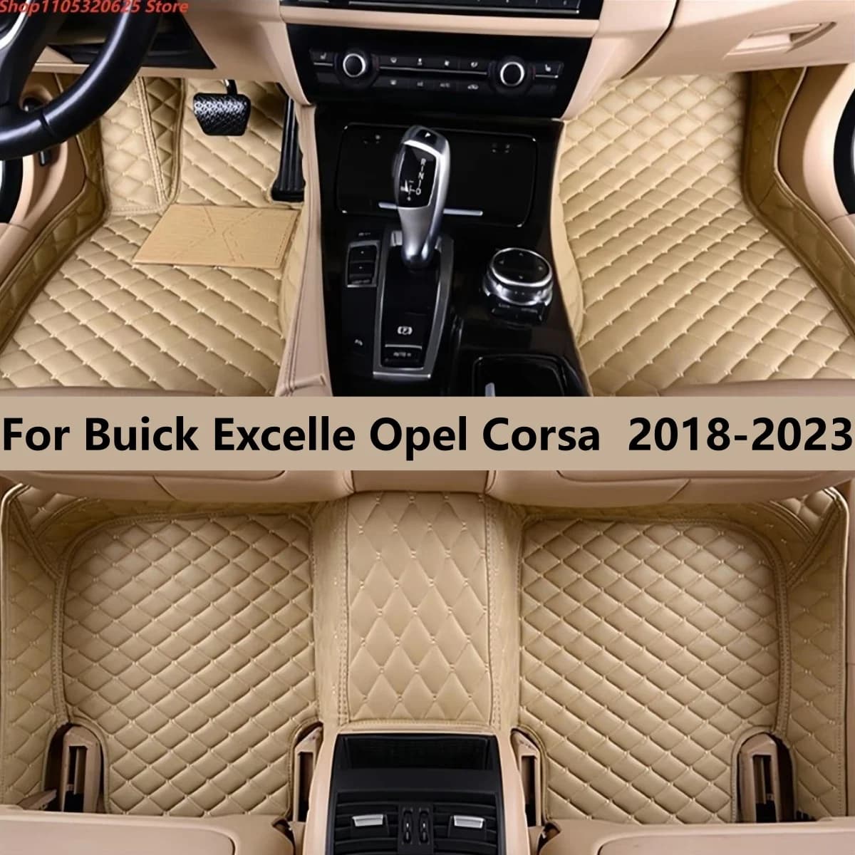 Tappetini per Auto Compatibili con Buick Excelle Opel Corsa 2018 2019 2020 2021 2022 2023, Accessori Auto, Tappeti per Piedi