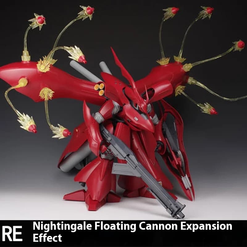 Kit di espansione universale per effetti di combattimento a forma di imbuto per modelli Ew Mg 1/100 Sazabi Re/100 Nightingale e Rg 1/144 Sazabi - Accessori