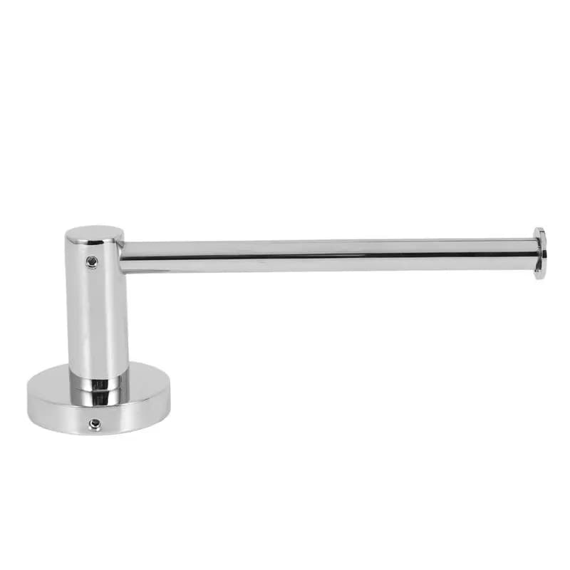 ABJI-3X Wall Mounted Toilet Roll Holder Polished Chrome Stainless Steel Bathroom Paper Towel Dispenser Tissue Roll Hanger