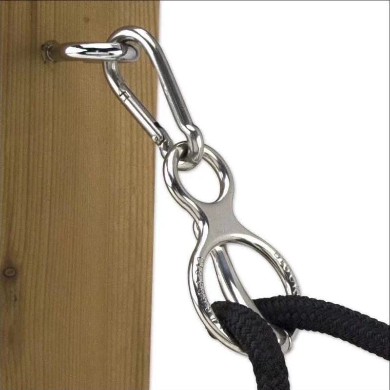 Set di anelli di sicurezza a sgancio rapido per cavalli, attrezzatura equestre anti-trazione umana con bullone