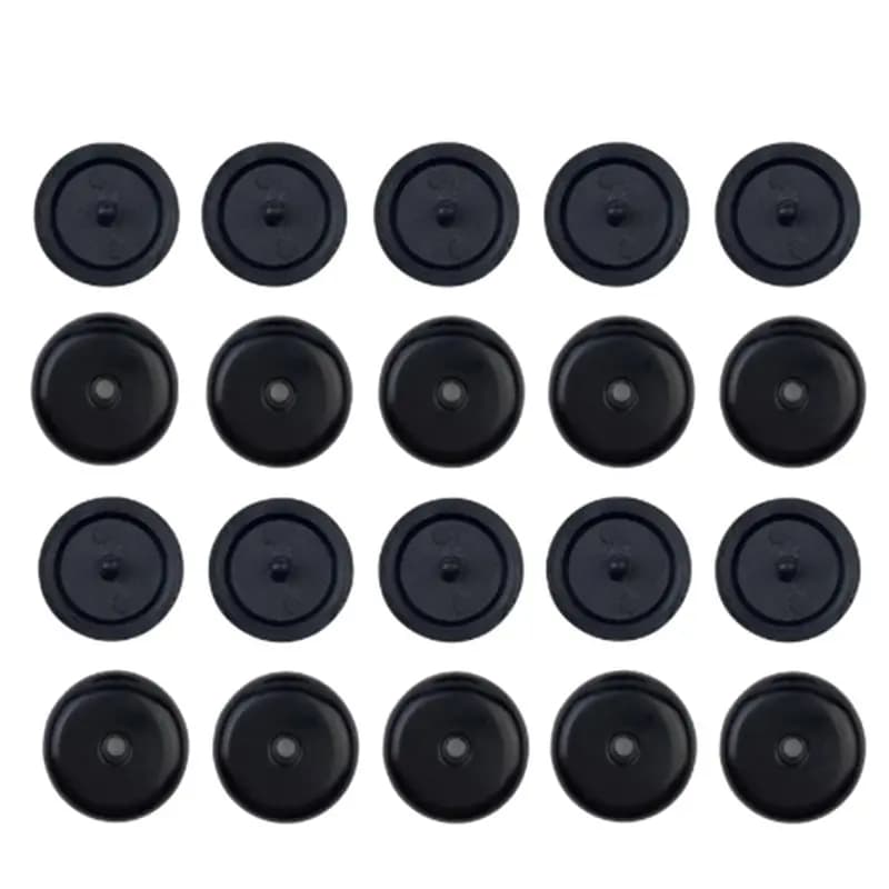 Ingenious-Safetys Belt Clip Buckle Car Seatbelt Stop Button Safety Adjuster 20 PCS Fastener Retainer The Rivet Accessories