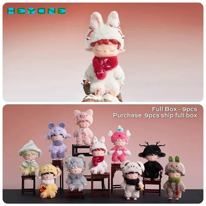 Heyone MIMI-Leisurely Elf Series Vinyl Face Blind Box Toys Kawaii Anime Action Figure Caixa Caja Surprise Mystery Box Dolls