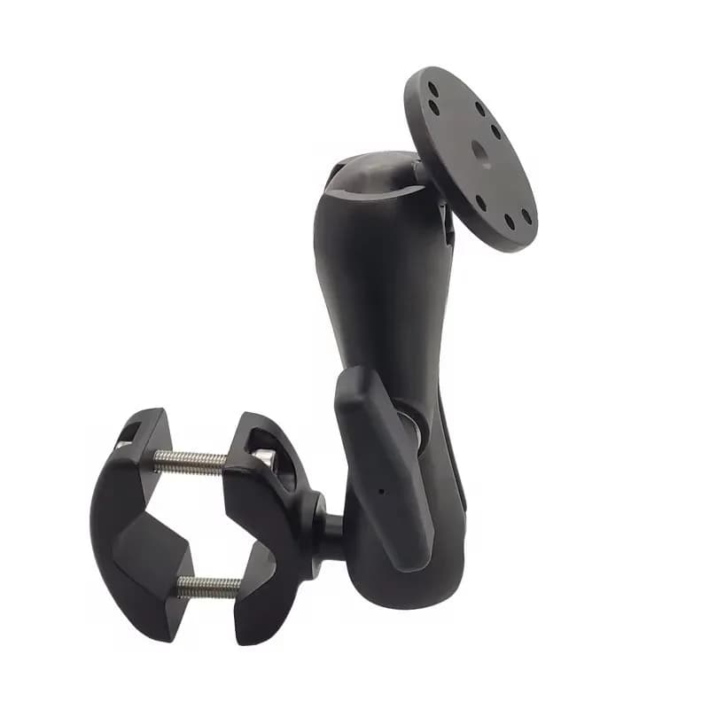 1.5 inch rubber ball base torque tube clamp with 1.5 inch double ball bearing arm with round ball base for RAM supports