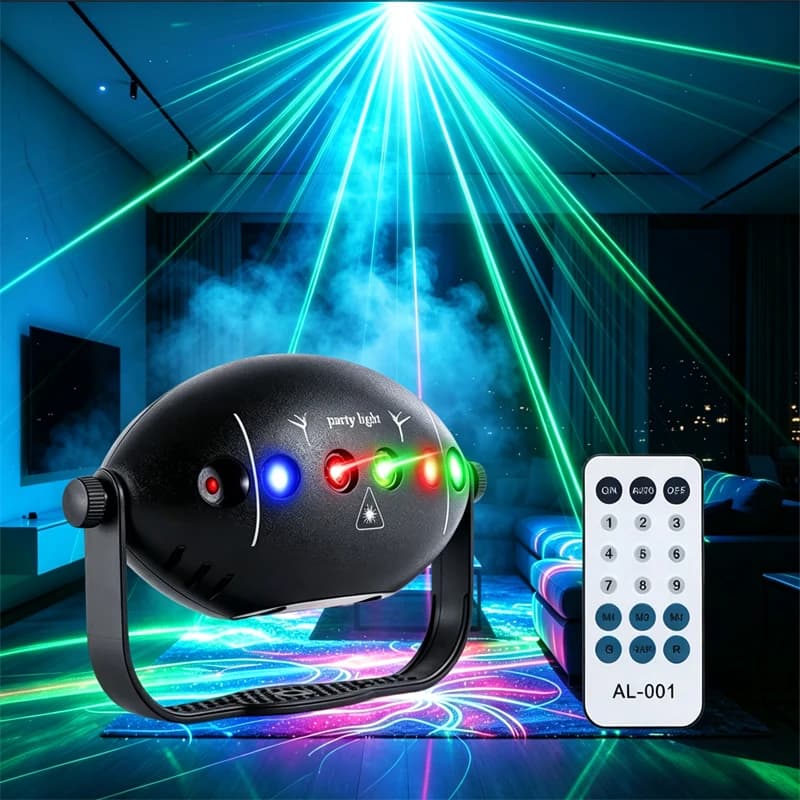 Party Laser Light Stage Effect Light DJ Disco Light; Party Stage Gathering Holiday Decoration Lighting Effect