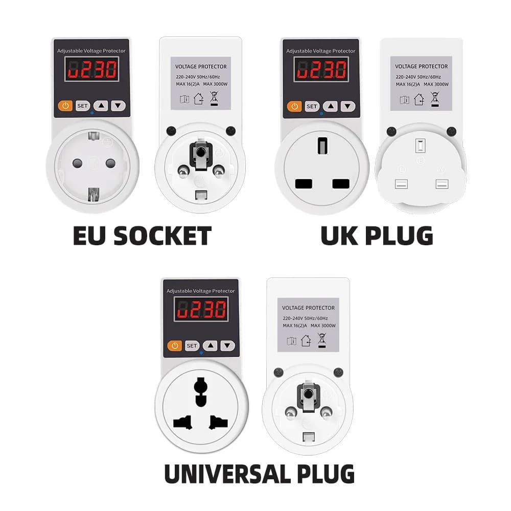 AC 220V Adjustable and Fixed Voltage Protector, Fridge Voltage Protection