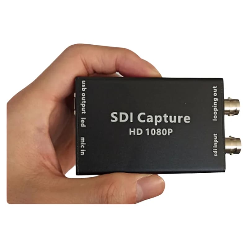 SDI Audio and Video Capture Card, SDI to USB 3.0 Conversion Module, High-definition 1080P Capture for MobilePhones and Computer