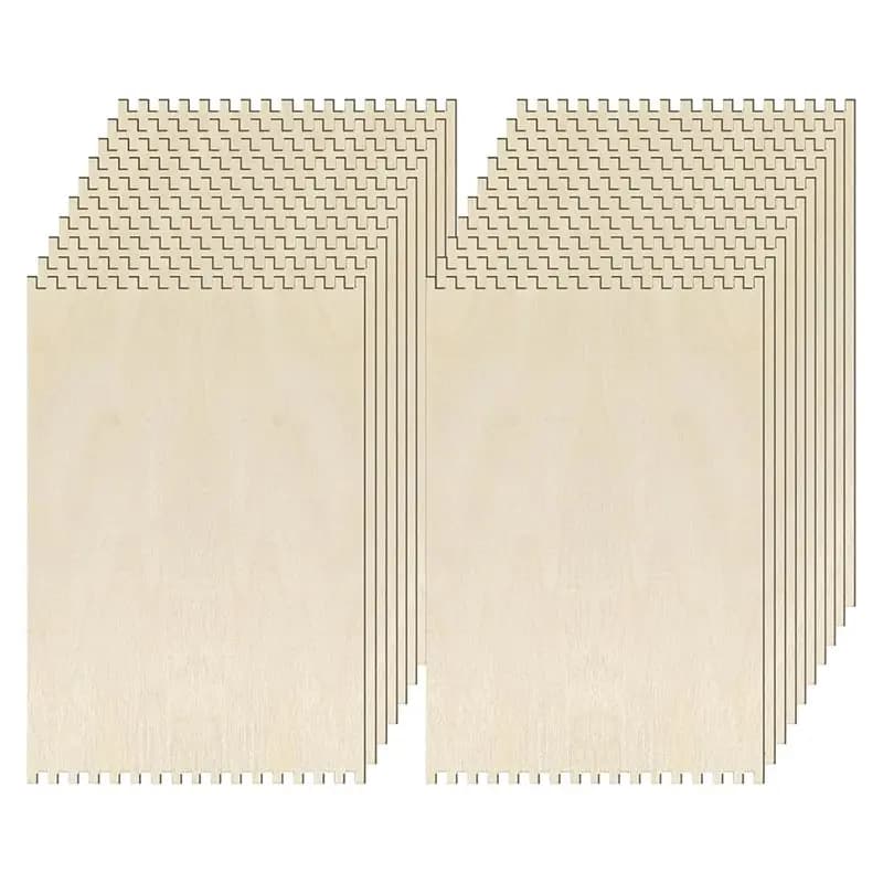A84X-20 Pcs Beginners Wooden Looms Notched Weaving Looms Basket Weaving