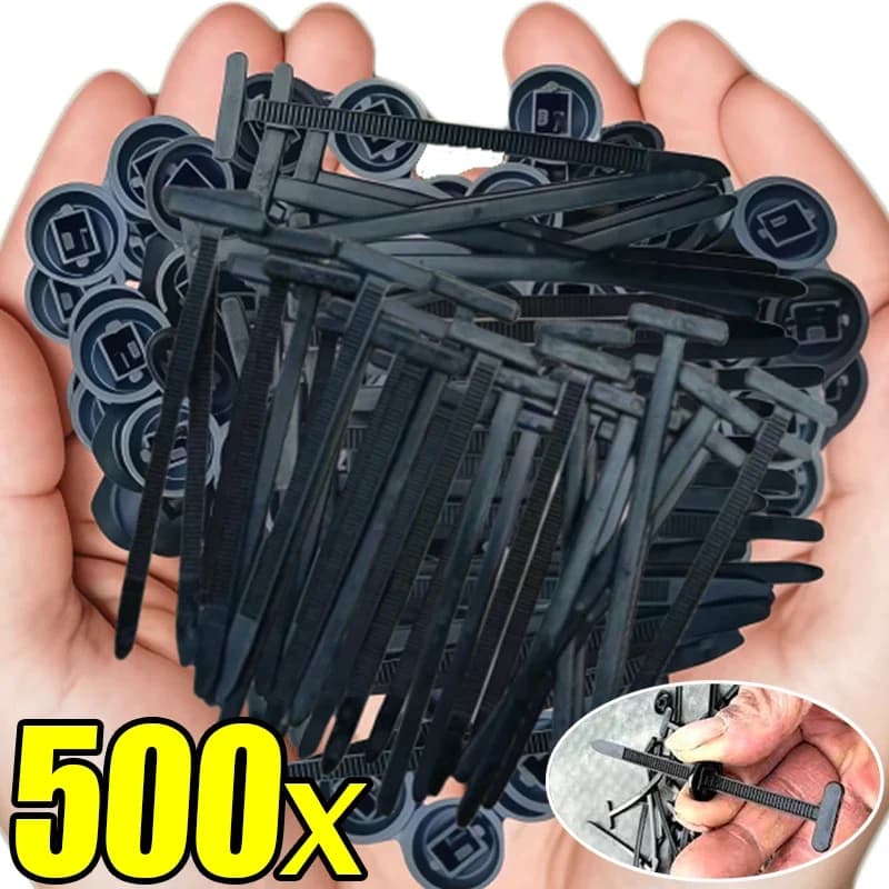 500/20 Pz Nylon Universale Fascette Fibbia Heavy Duty Autobloccanti Nylon Fascette Supporto multiuso Fascette In Plastica Strumenti