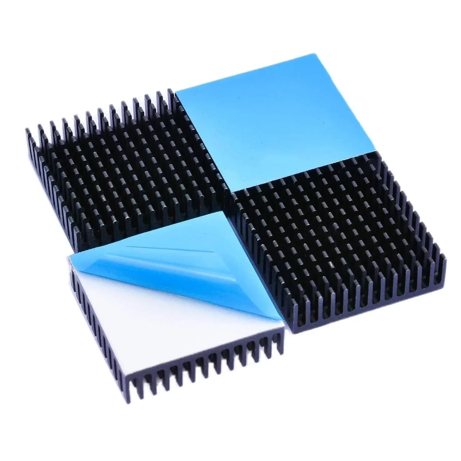 4PCS Kit Dissipatore di Calore 40x40x11mm Dispositivo di Raffreddamento Dissipatore di Calore In Alluminio per Il Raffreddamento Della Stampante 3D Parti del Motore Passo-passo Accessori Della Stampante 3D