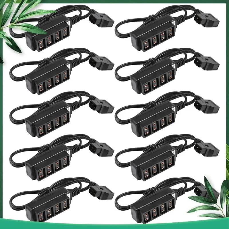 YSS-10X Maschio D-Tap Tipo B Power Dtap Tap a 4 femmine P-Tap Ptap Hub Adattatore Splitter elettrico