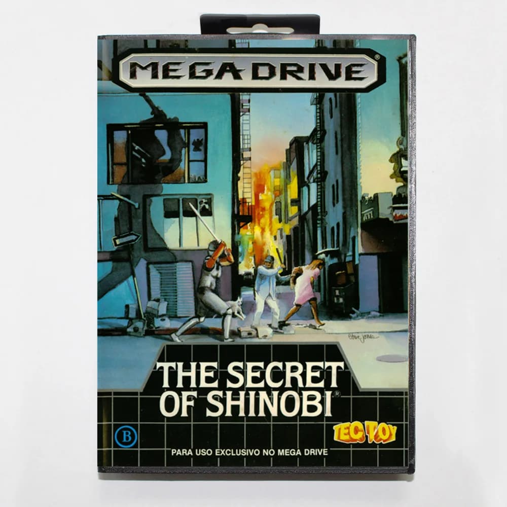 Shadow Dancer The Secret of Shinobi MD Scheda di gioco Cover BR a 16 bit per cartuccia console per videogiochi Sega Megadrive Genesis