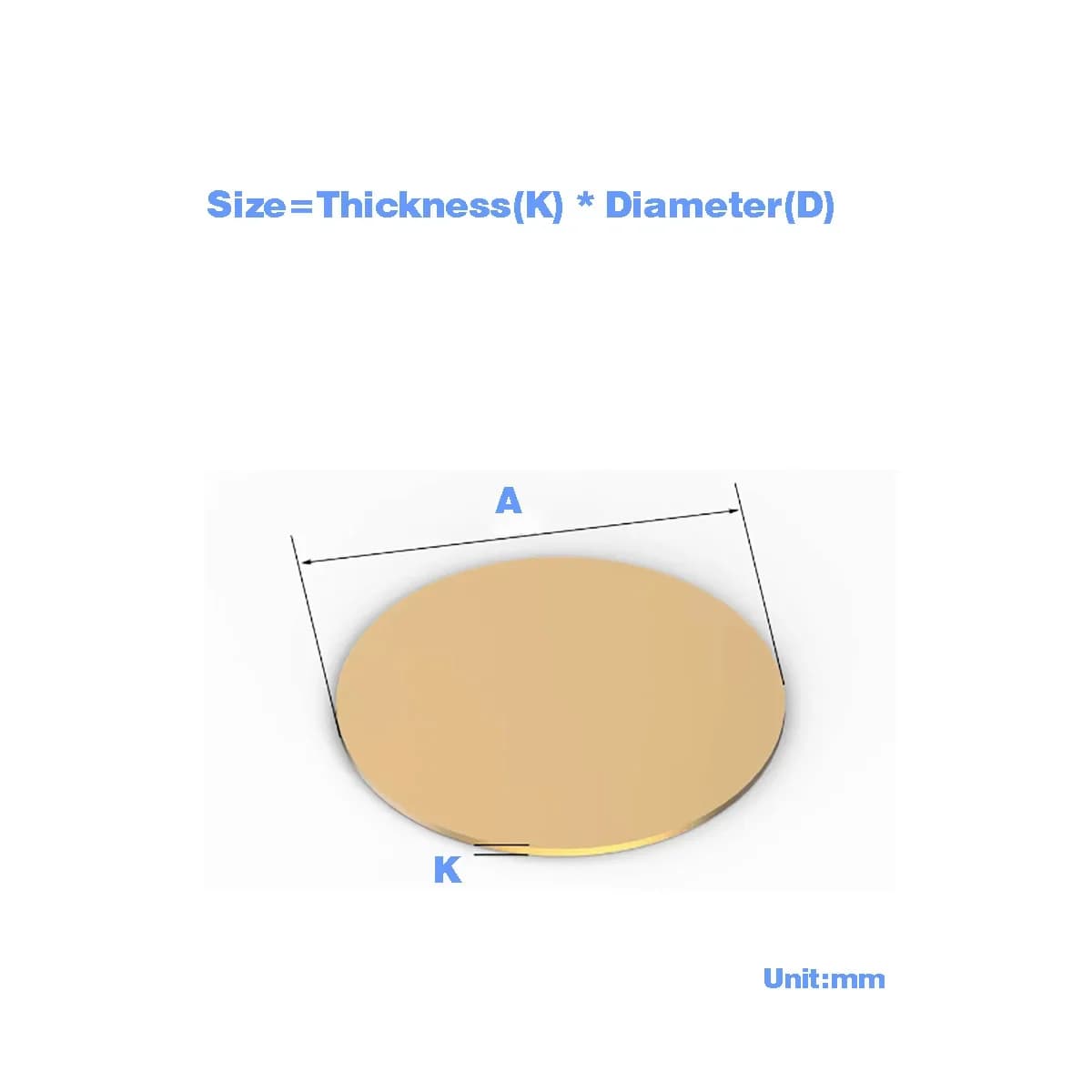 H62 brass plate/round copper sheet/thin copper plate/round copper hinges thickness 0.3-1.5 mm/ laser cut/custom