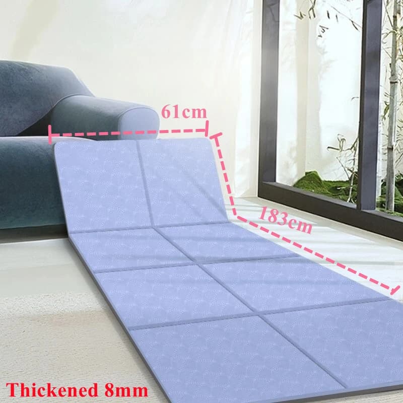 1PC 1830x610x8mm Spessore Eco-Friendly TPE Pieghevole Tappetino Yoga Double-Sided Antiscivolo Viaggio per Pilates e Allenamenti a Pavimento Indoor