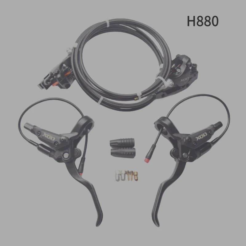 Leva del freno con interruzione di corrente per bici elettrica Freni per bicicletta per scooter elettrico XD-H800 / XD-H880 a 2 pin