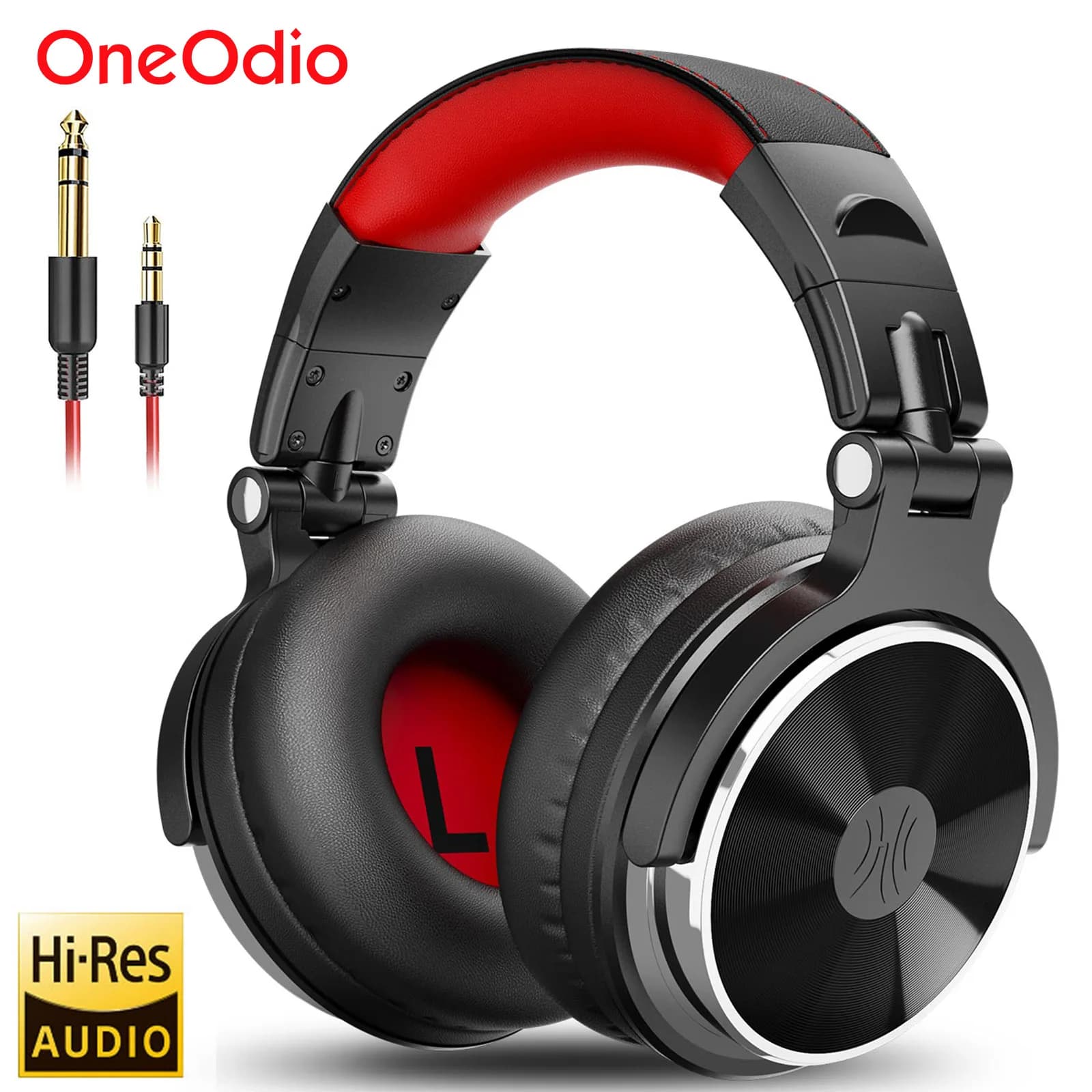 Oneodio Professional DJ Headphones Studio Headphones with Microphone Microphones HIFI Low Wired Headphones for Phone
