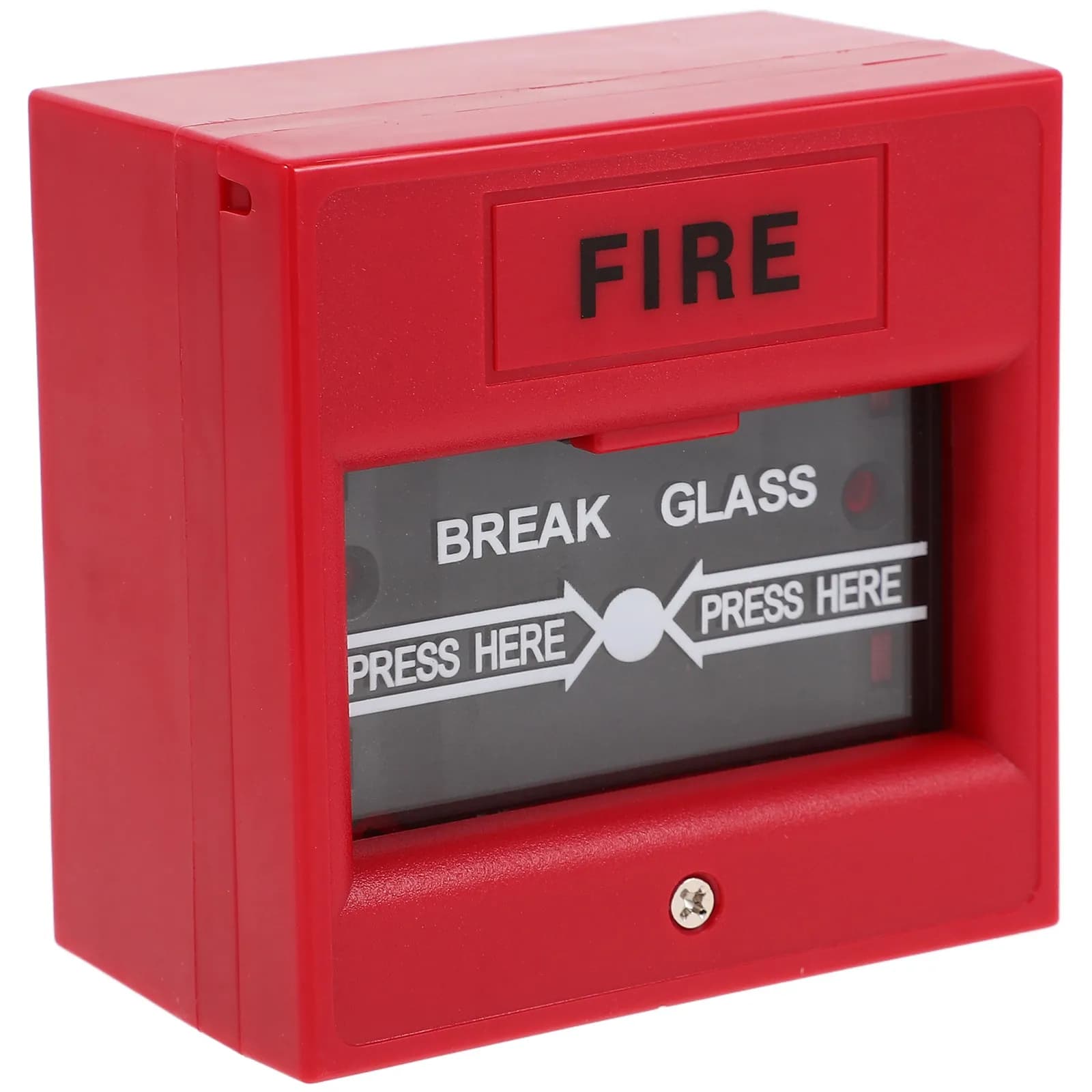 Pulsante di Allarme Rottura Vetro, Sblocco Porta di Emergenza, Sensore Allarme Rottura Vetro per Uscita Antincendio, Controllo Accessi, Sicurezza Casa e Azienda