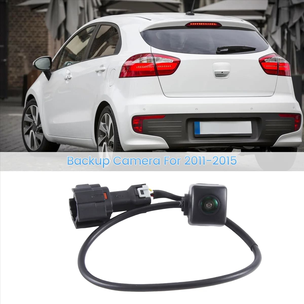 Muslimmuslimah telecamera di Backup per assistenza al parcheggio posteriore dell'auto per Kia Rio Hatchback 2011-2015