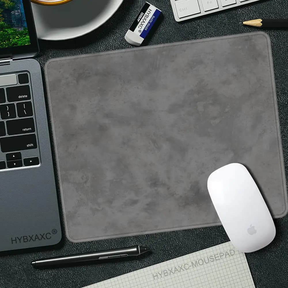 Mouse Pad 500x500 Gray Texture Mouse Mat Waterproof Setup Gaming Accessories Control Type Mousepad Gamer Rug Small Mousepad