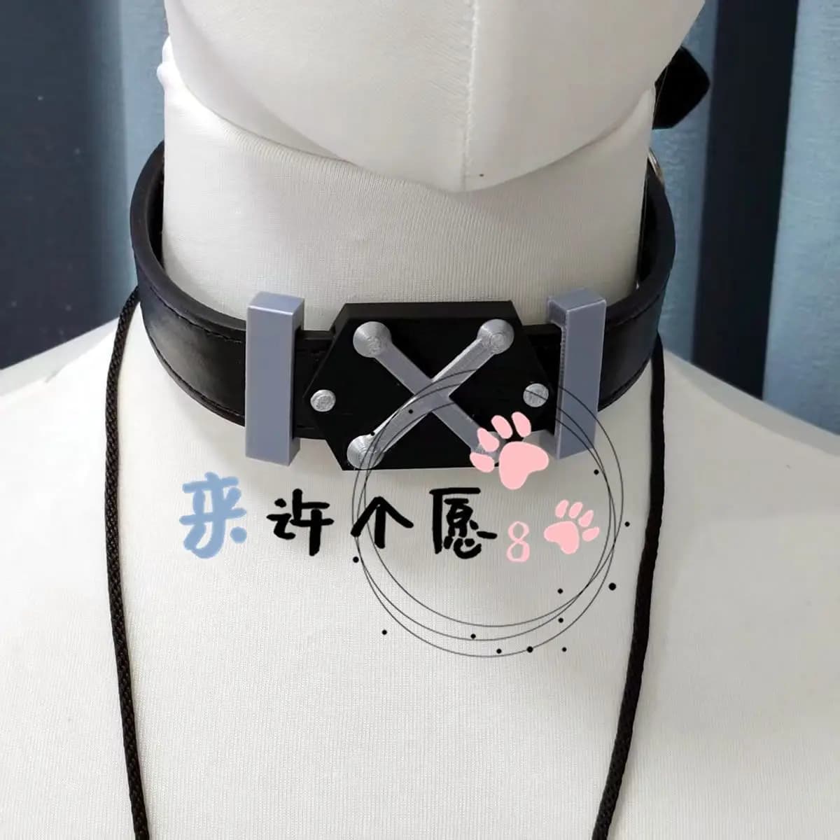 Anime Zenless Zone Zero Komano Manato Cosplay Stampa 3D Collana girocollo Prop Cartoon Amuleto Pendenti Puntelli Accessori Natale
