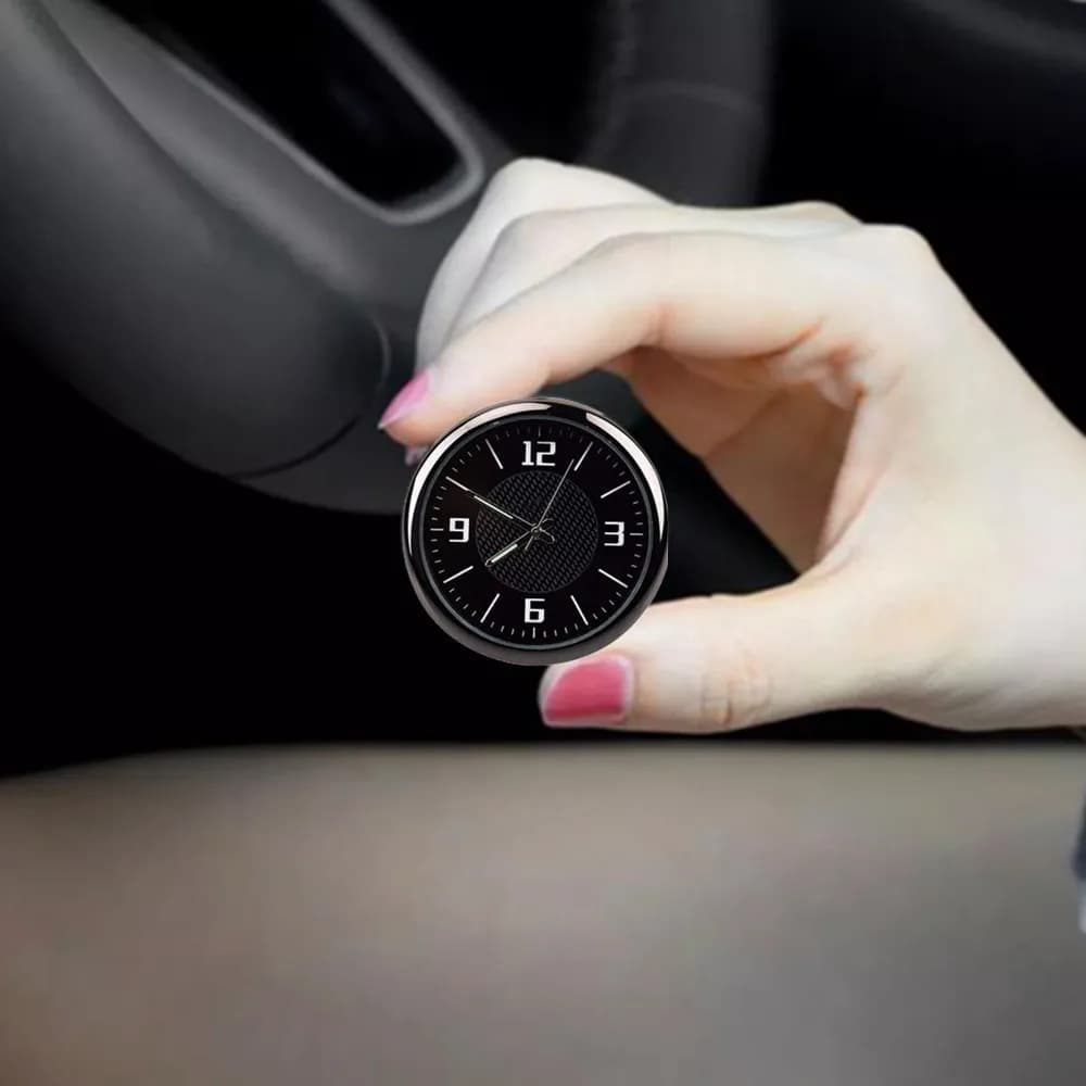 Orologio al quarzo per auto Mini orologio orologio elettronico intelligente per auto per bicicletta orologio da moto prese d'aria per auto decorazione dell'orologio del cruscotto