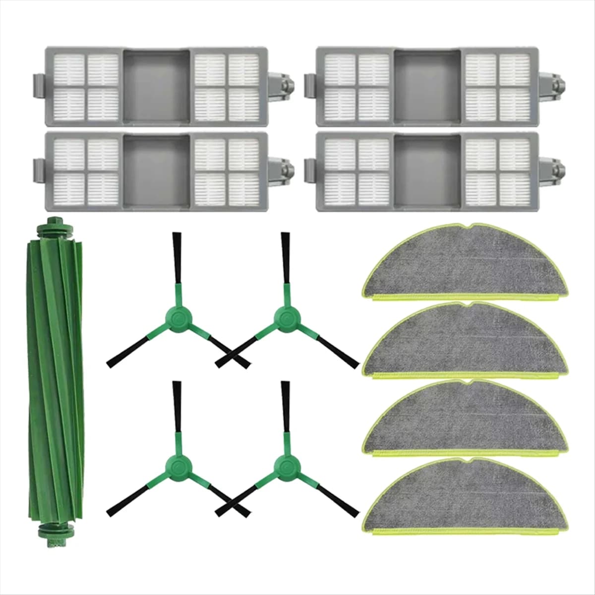 A97G Per 205 Combo / 205 Vac Robot Aspirapolvere Pezzi di Ricambio Spazzola Principale Spazzola Laterale Filtro Mop Panno