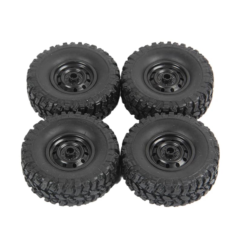 MN D90 MN98 MN99s WPL C14 C24 C24-1 C34 C54 B14 B24 B16 B36 4 pezzi Pneumatici e Ruote da 65mm per Auto RC - Parti di Aggiornamento