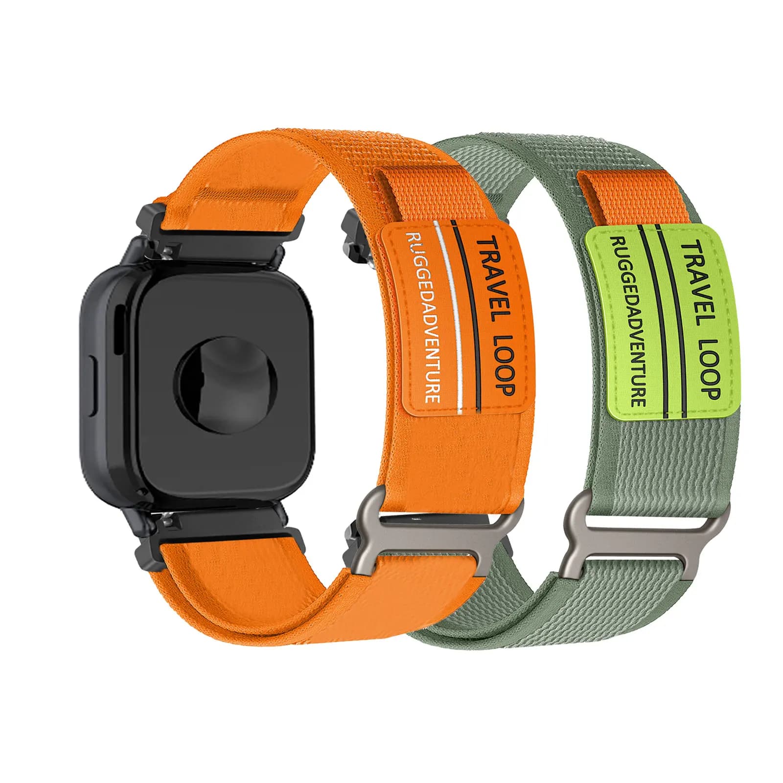 2 cinturini in nylon con velcro per Xiaomi Redmi Watch 5 Active/Lite