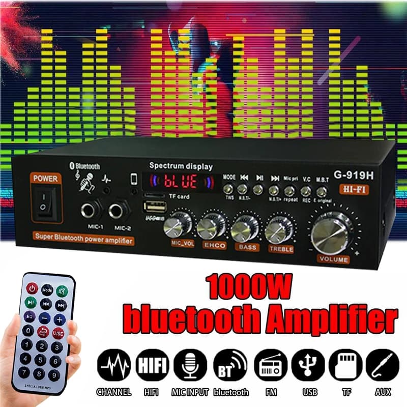 G30 G919H amplificatori di potenza domestica Audio amplificatore Bluetooth altoparlanti Subwoofer sistema Audio Audio teatrale 220V/110V FM USB