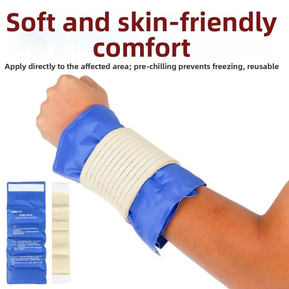 Durable Reusable Hot Cold Gel Pack Gel Wrist Ankle Gel Ice-Cold Pack Comfortable No Leakage Ice Heat Pad Sports