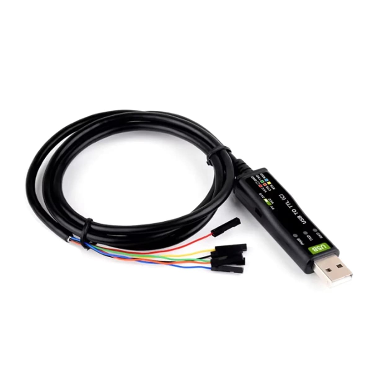 Cavo seriale da USB a TTL (C) di livello industriale Interfaccia a testa sciolta a 6 pin Circuito di protezione originale FT232RNL